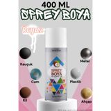 KAYRA LEATHER CRAFT 400 ml Sprey Boya Beyaz Metal Ahşap Beton Duvar Yüzeylere Uygun Hobi Akrilik Mat Parlak Dekoratif Boyası Genel Amaçlı Hızlı Kuruyan Çok Amaçlı Renkli Sprey Boyalar İç Dış Mekan Kendin Yap DIY Tasarım