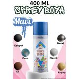 KAYRA LEATHER CRAFT 400 ml Sprey Boya Mavi Metal Ahşap Beton Duvar Yüzeylere Uygun Hobi Akrilik Mat Parlak Dekoratif Boyası Genel Amaçlı Hızlı Kuruyan Çok Amaçlı Renkli Sprey Boyalar İç Dış Mekan Kendin Yap DIY Tasarım