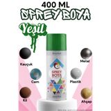 KAYRA LEATHER CRAFT 400 ml Sprey Boya Yeşil Metal Ahşap Beton Duvar Yüzeylere Uygun Hobi Akrilik Mat Parlak Dekoratif Boyası Genel Amaçlı Hızlı Kuruyan Çok Amaçlı Renkli Sprey Boyalar İç Dış Mekan Kendin Yap DIY Tasarım