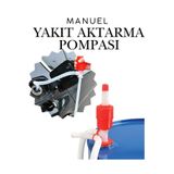 KAYRA LEATHER CRAFT Araç Araba Benzin Mazot Çekme Pompası Yakıt Aktarma Sifonu Plastik Pompa Vak Vak İkmal Aktarma
