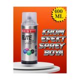 KAYRA LEATHER CRAFT Elite Efekt Sprey Boya 400 ml - Parlak Krom Kaplama - Metalik Görünümlü Dekoratif Sprey - Krom Sprey Boya Nikelaj Boya