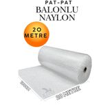 KAYRA LEATHER CRAFT Kalın Balonlu Naylon Patpat Rulo 100 cm x 20 mt Çift Katlı Pıtpıt Ambalaj Paketleme ve Taşıma Koruma Naylonu Ev Taşıma Eşya Paketleme ve Kargo Koruma Patpat Naylonu Rulosu Kırılacak Eşya Kargo