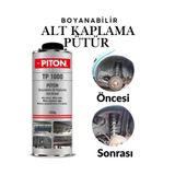 KAYRA LEATHER CRAFT Pütür 1000 Gram 1 Kg Araç Araba Çamurluk Taş Darbe Koruma Su Tutmaz Ses Yalıtım Boyanabilir Kaplama.
