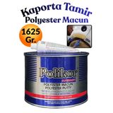 KAYRA LEATHER CRAFT Süper Soft Polyester Macun 1625 gr Çelik Macun Oto Araba Kaporta Tamir Dolgu ve Yoklama Macunu Ahşap Metal Fiber Uyumlu Kolay Zımparalanan Sertleştiricili