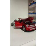 Kayra Oyuncak Metal Model Koleksiyon 1 / 24 Ölçek F 350 Pickup Kırmızı Kamyon 4x4 Işıklı Sesli