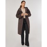 Kayra Peluş Detaylı Anorak Mont 27352-26K - 38 - Kahve