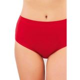 Kayra Sedef Kadın Ribana Bato Külot, Kırmızı, 3XL Beden, 12'li Set