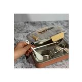 Kayra Stone Çelik Lunch box Yalıtımlı Beslenme Kabı- saklama kabı - Yemek taşıma kabı - paslanmaz.Bpa içermez
