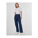 Kayra Yüksek Bel Havuç Kesim Denim Pantolon Lacivert