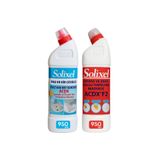 Kaysan Kimya Solixel Banyo Tuvalet Temizleyici 950 Ml + Fayans Ve Derz Dolgu Temizleyici 950 Ml