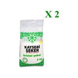 Kayseri Kristal Toz Şeker 2 x - 5kg - 10 kg