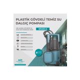 KAYSU SP400-A Plastik Gövdeli Kirli Su Dalgıç Pompası 0,55HP
