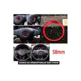 kaytaz MERCEDES DİREKSİYON HALKASI KIRMIZI W205 W117 W176 W213 X156 FOTOĞRAFTAKİ DİREKSİYON İÇİN