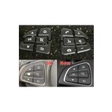kaytaz Mercedes Direksiyon Tuş Kaplama Set Siyah (OK İBARELİ) W205 W213 W117 W176 Kendinden Yapışkanlı