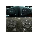 kaytaz MERCEDES UYUMLU DİREKSİYON TUŞ KAPLAMA TAKIMI SİYAH W204 W212 W207 MAKYAJSIZ KASA