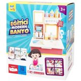 Kayyum 7040 Pembe Eğitici Sesli ve Müzikli Modern Banyo