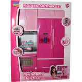 Kayyum Oyuncak Kayyum Pilli 2'li Modern Mutfak Seti Set 00023 Fırın Ocak