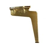 Kaz Lüks Mobilya Koltuk Ayağı Metal Altın Sarı 17 Cm