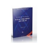 Kazak Türklerinde Kişi Adları - T. J. Januzaqov K. S. Esbayeva