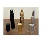 Kazan Hobi 10 ml Doldurulabilir Cam Cep Parfüm Şişesi, Gold Silver Black Renklerde, 3 Adet - Renkli