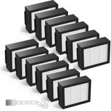 Kazan Hobi 12 Paket Yedek Hepa Filtre Irobot Roomba Evo, I, E, J Serisi: E5 E6 E7 I1 I3 I4 I5 I6 I7 I8 J7 ve All Plus Sürüm Robotik Süpürgeler (Değil Fot J7+)