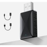 Kazan Hobi 2 In 1 Kablosuz Carplay Adaptörü, Tak ve Çalıştır Magic Link Carplay Kararlı Hızlı Bağlantı, Fabrika Kablolu Dönüştürme Kablosuz Carplay Dongle/android Otomobil Adaptörü 2016 +, iPhone Ios 9+