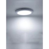 Kazan Hobi 20W Gece Gündüz Sensörlü Sıva Üstü Tavan Armatür Cata Bologna Slim Kasa Panel LED Armatür 2100 Lm (Beyaz Işık)