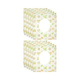 Kazan Hobi 2395 Kullan At Klozet Örtüsü, 10'lu, Turuncu - Çok Renkli - 10 x 10 cm