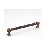 Kazan Hobi 256 mm Metal Dayanıklı Talas Tırtıklı Antik Bakır Kulp Kulpları Mobilya Çekmece Dolap Kapak Kulpu - Çok Renkli