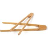 Kazan Hobi 2'li Doğal Bambu Mutfak Maşası Seti (30 Cm) - Güvenli Tost, Sunum ve Salata Maşası