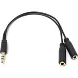 Kazan Hobi 3.5 mm Erkek ve 2 Stereo Dişi Kulaklık Çoklayıcı Kablo ve Ses Sistemi Kablosu Aux Streo Çoklayıcı Kablo 194