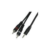 Kazan Hobi 3.5mm Stereo To 2rca Aux Ses Kulaklık Çevirici Kablosu (1.8 Metre)
