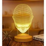 Kazan Hobi 3D Adam 3 Boyutlu LED Lamba