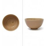Kazan Hobi 3'lü Karamel Kahve Seramik Kase Seti, Özel Çatlak Dokulu (Crackle) Tasarım Çerezlik ve Sosluk, Modern Stoneware Kahvaltılık Sunum Kasesi, Derin ve Şık Meze Tabağı Takımı (Bej/kahve)