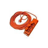 Kazan Hobi 3'lü Uzatma Kablosu, 20 Metre, 3x2,5 mm Kablo Kesiti, IP44, Seyyar Prizli, 3WAY-20325-F - Çok Renkli
