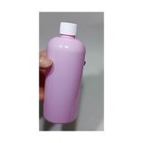 Kazan Hobi 400 ml Cep Tipi Plastik Kolonya ve Parfüm Şişesi, Beyaz Kapaklı, 10 Adet - Renkli
