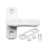 Kazan Hobi 50 Adet Bebek Çocuk Pvc Kapı Pencere Emniyet Kilidi Mandalı ve Cam Kilidi Beyaz - 10 x 10 cm - Renkli