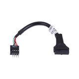 Kazan Hobi 5026 19-20 Pin USB 3.0 To 9 USB 2.0 Çevirici Dönüştürücü Adaptör Kablosu - Çok Renkli