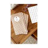 Kazan Hobi 50'li Büyük Boy Hediye Paketi Seti, Puantiyeli Kese Kağıdı (18X30 Cm), 70 Adet Sticker - Çok Renkli - Standart - Otomatik