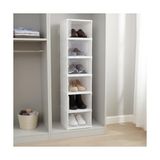 Kazan Hobi 6 Katlı, Katlanabilir Ayakkabılık, Taşınabilir Çok Amaçlı, Geniş, Katlanabilir Dolap ve Raf, Katlanır Taşınabilir Premium Portatif Organizer Ayakkabılık (25,5 cm x 34,5 cm x 105,5 Cm) (Beyaz) - Çok Renkli