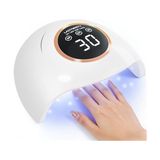 Kazan Hobi 72 W Uv LED Tırnak Lambası Işık Kurutucu; Çiviler Için Jel Cila, 18 Boncuklu 3 Zamanlayıcı Ayarı ve LCD Dokunmatik Ekran, Otomatik Sensör, Profesyonel Çiviler, Beyaz - Çok Renkli