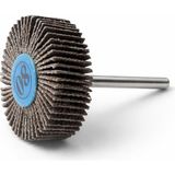 Kazan Hobi (80 Kum) Saplı Pimli Mini Flap Yaprak Mop Zımpara Taşı 1 Adet Matkap Dremel Uyumlu Taşlama Aksesuarı