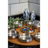 Kazan Hobi 8'li 304 Kalite Paslanmaz Çelik 8,5 cm | Mini Çerezlik | Sosluk | Lokumluk | Sunum Kase Setii
