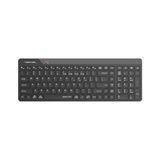 Kazan Hobi A4 Tech FBK23 As Bluetooth+2.4ghz Kablosuz Q Türkçe Fn-Multimedya Sessiz Ultra Ince Özellikli Emoji Tuşlu ve Uyku Engelle Modlu Siyah Klavye - Çok Renkli
