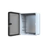 Kazan Hobi Abs Pano 25 x 30 x 15.2 cm Taban Saclı IP65 Plastik Pano Montaj Plakalı Elektrik Kutusu Pano Darbeye Dayanıklı Dış Ortam Muhafaza Kutusu Abs Pano Poli 026 - Çok Renkli