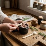 Kazan Hobi Ahşap Bambu Baharat Kaşığı, 2.8 Cm, 5 Adet, Mutfak Kullanımı Için Küçük Servis Küreği
