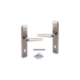 Kazan Hobi Ahşap Metal Çelik 1 Iç Oda Kapı Kolu Aynalı Sağa Sola Uygun Saten Renk Dış Pvc Kapısı Tutamağı Takım - Çok Renkli - Standart