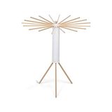 Kazan Hobi Ahtapot Çamaşır Askısı, Alüminyum/pvc/ahşap Kayın, Beyaz, 112 x 112 x 121 Cm, Reggiera Doğal Renk - Çok Renkli