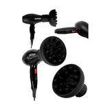 Kazan Hobi Alman 3600 W Professional Saç Kurutma Makinesi, Ac Motor, Fön Makinesi, Difüzör ve 2 Adet Başlık - Çok Renkli
