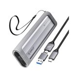 Kazan Hobi Alüminyum M.2 Nvme SSD Muhafaza, USB 3.2 Gen 2 (10 Gb/sn) - Aletsiz Nvme Pcı-E M.2 SSD Kılıf, M/b&m Tuşları Için Uasp Desteği Boyut 2230/2242/2260/2280 - Otomatik